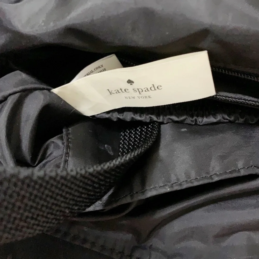 Kate Spade Black Nylon Crossbody Tote